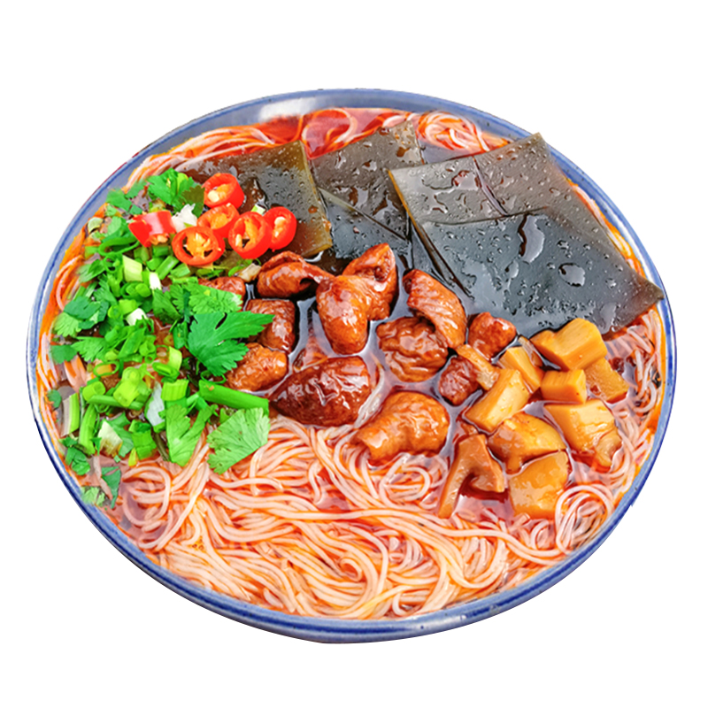 四川特產(chǎn)綿陽米粉開元牛肉肥腸米粉方便10袋袋裝宿舍速食粉絲米線