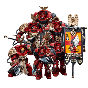 JOYTOY暗源战锤40K圣血天使 突击终结者六人组 1:18可动兵人模玩