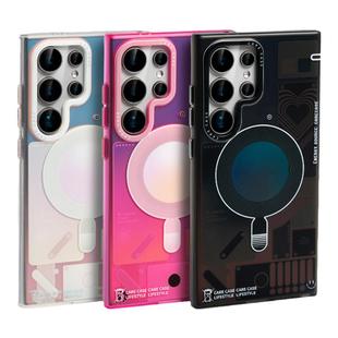 CARECASE 电路板磁吸手机壳 适用于三星s24 s25 Plus Ultra 独立按键 原创设计 高级简约个性 磁吸支架组合