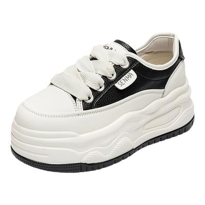 森马板鞋女2025新款厚底小白鞋