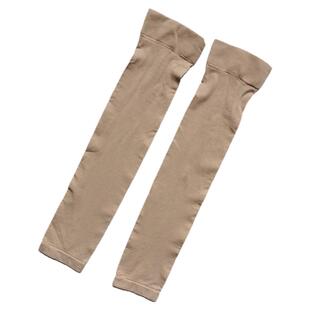 踩脚中筒袜女薄款天鹅绒九分小腿袜保暖长筒护膝袜套隐形肤色筒套