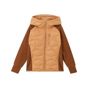 布丁哈鲁童装冬装女童洋气上衣2026秋冬新款儿童连帽羽绒服外套