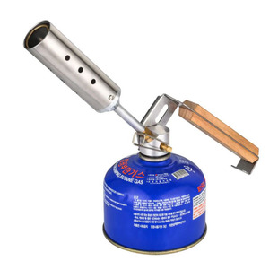 手持可折叠倒置长扁气罐喷火枪卡式喷枪烧烤猪毛液化气体点炭火器