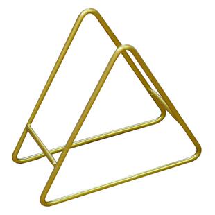 简约隔热垫铁艺收纳架硅胶防烫锅垫竹垫盘垫碗垫架子创意圆形陈列