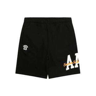 Aape旗舰店男装春夏猿人字母徽章迷彩口袋潮流舒适短裤C695XXQ