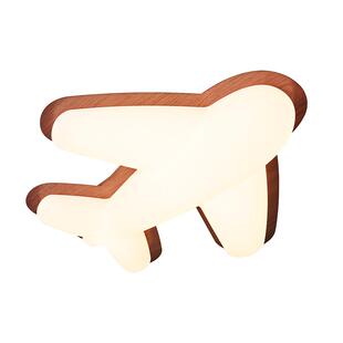 箭牌儿童房吸顶灯中古风卡通卧室灯男女孩房间灯全光谱护眼飞机灯