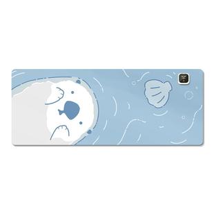 加热鼠标垫超大冬天发热暖桌垫办公室书桌垫学生电脑桌写字加热垫