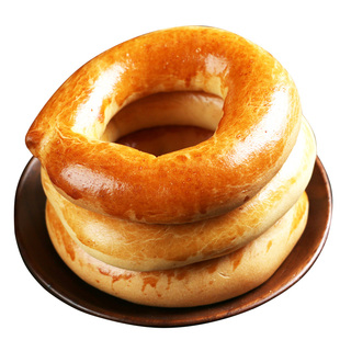 低脂小零食全麦杂粮列巴面包圈260g俄罗斯怀旧老味道脆卡饱腹代餐