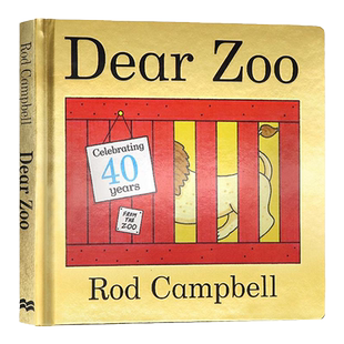 dear zoo绘本英文儿童dearzoo亲爱的动物园立体书英语绘本启蒙幼儿书本brown bear英文绘本3d翻翻书宝宝亲子纸板书廖彩杏书单