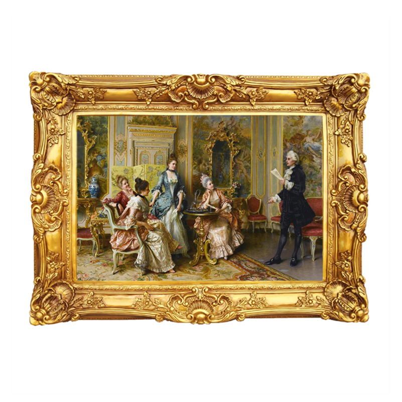 欧式相框复古油画外框装裱挂墙影楼镜框婚礼客厅装饰摄影拍照相框