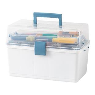 五金工具收纳箱手提式多功能电工维修工具箱大容量五金套装整理箱