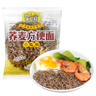 袋装0脂荞麦方便面非油炸面饼粗粮方便速食代餐低卡拌面早餐夜宵