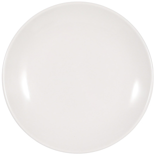 密胺圆盘仿瓷餐具骨碟圆形盘子塑料白色平盘快餐盘子自助菜盘商用