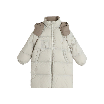 中长款双面穿三防加厚羽绒服