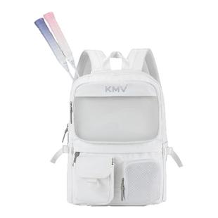 KMV太空人羽毛球包运动健身包双肩背包男女初中高中大学生书包潮