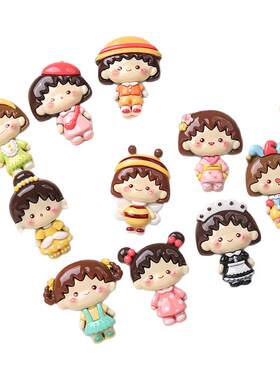 卡通diy树脂配件饰品大卡丸子奶油胶手工制发夹手机壳鞋扣配饰批