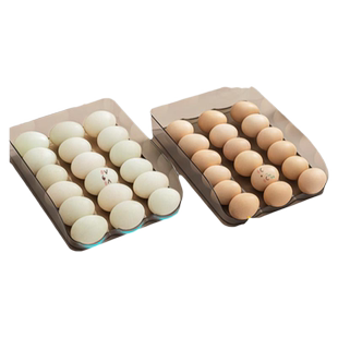 鸡蛋收纳盒冰箱用滚动式装蛋盒抽屉装鸡蛋保鲜鸡蛋架自动补位蛋托