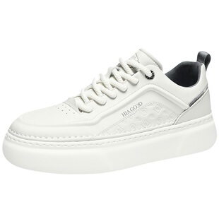 海澜之家男鞋2026新款春秋夏季透气厚底休闲运动板鞋男增高小白鞋