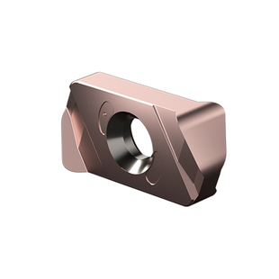 美日快进给铣刀片LNMU0303双面数控开粗不锈钢铸铁代替1135刀粒