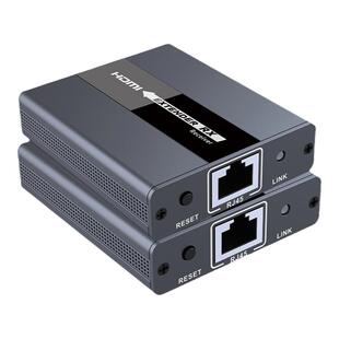 朗强LKV371 hdmi延长器转rj45单网线传输120米高清视频转换HDMI信号放大器支持红外回传无压缩传输
