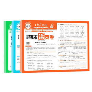 2026新版王朝霞试卷活页期末卷语文英语下册一二三四五六年级人教版冀教版数学苏教版北师冲刺100分期末试卷精选活页单元卷测试卷