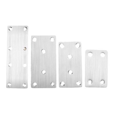 不锈钢长条加厚一字连接件加固