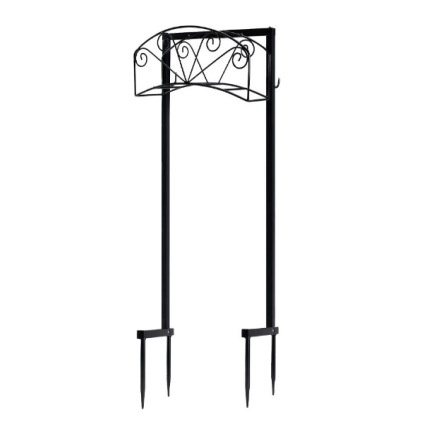 水管收纳架可拆卸金属软管挂架立式花园软管存储架爆款