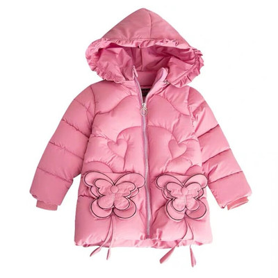 洋气外套中长款儿童棉衣