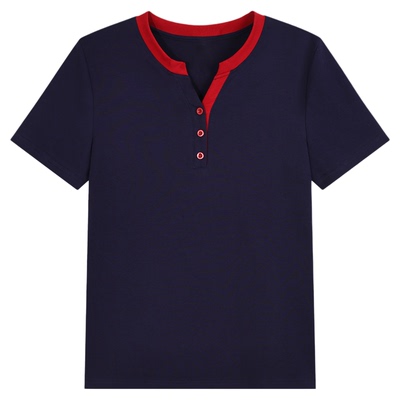 假两件洋气女装减龄上衣半袖体恤