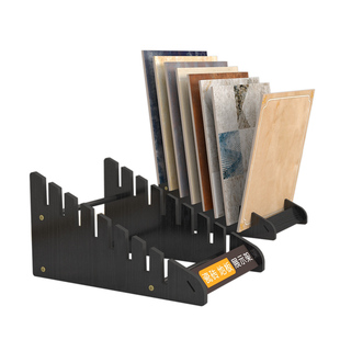 承美瓷砖展架立式木地板展示架80地砖样品大理石插架落地瓷砖架子