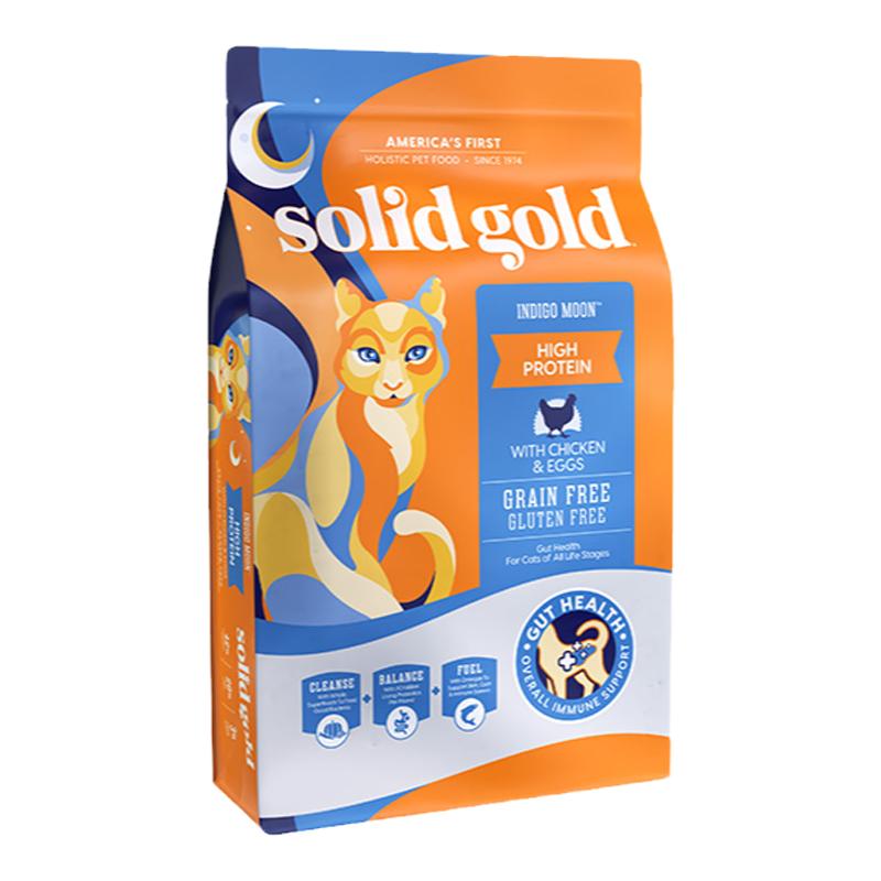 SolidGold素力高猫粮金装金素幼猫成猫猫粮鸡肉每日营养羊肉12磅