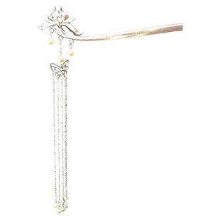 灵魂摆渡同款黄泉孟婆三七凤发钗流苏步摇汉服钗古装古风COS头饰