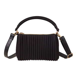 onimals空气感波士顿包女式2026新款保龄球复古通勤单肩斜挎小包