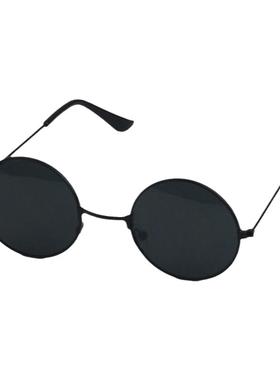 儿童圆框眼镜复古太子镜拍照道具墨镜宝宝可爱男童眼镜太阳眼女童