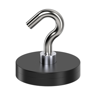 包胶挂钩磁铁圆眼打捞吊环强磁吸盘固定底座帐篷汽车顶棚强力磁铁