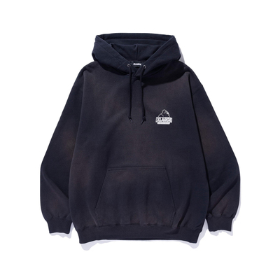 XLARGE拔染印花斜纹纯棉连帽卫衣