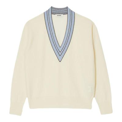 SANDRO羊毛混纺针织上衣