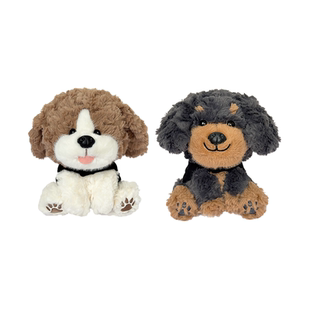 警犬公仔玩偶史宾格罗威纳小狗可爱毛绒安抚玩具娃娃礼物警网优选