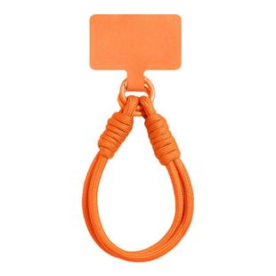 手机挂绳橙色挂件适用手机壳挂链可手提方便携带手腕带高级纯色编织手绳防丢绳钥匙扣防盗长短款斜跨挂绳可背