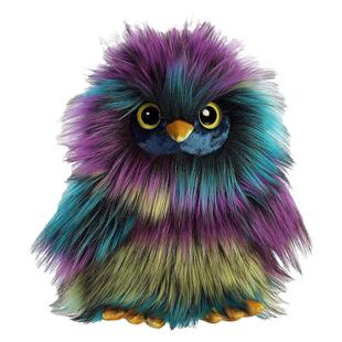 美国aurora world周边正版可爱伊甸园猫头鹰公仔玩偶娃娃毛绒玩具