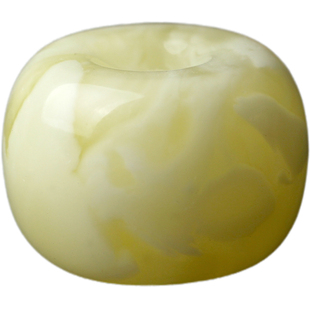 天然保真蜜蜡大墩子顶珠配珠老型单珠子单个桶珠小面包圈配饰手串