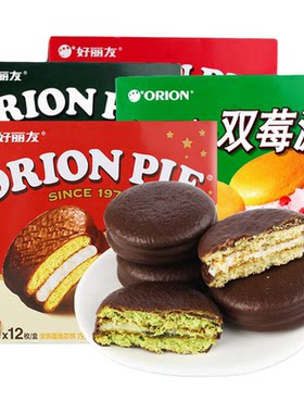 巧克力派好丽友果粒夹心桃桃派