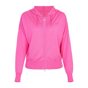 婉甸2025黑白粉三色长袖毛织开衫百搭风针织衫1241W27RX3