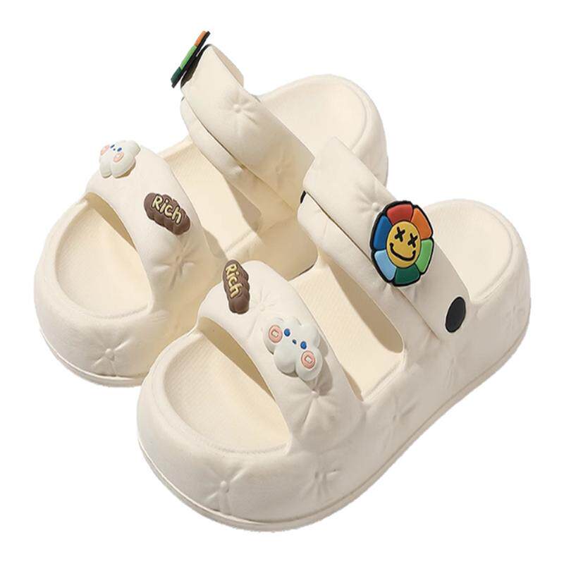 踩屎感拖鞋女外穿防滑浴室拖鞋