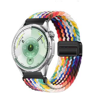 适用于华为GT6手表带watch5尼龙编织gt5磁吸扣腕带新款GT6Pro智能运动手表watchGT3Pro男女高级感2替换带夏