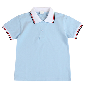 儿童校服夏装小学生蓝色短袖