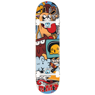 RMT滑板专业板双翘板短板四轮刷街初学者成人男女生青少年儿童