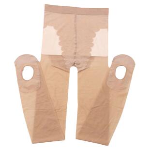 脚底挖洞足浴懒人丝袜洗脚免脱加大码夏季超薄加大码防勾丝连裤袜