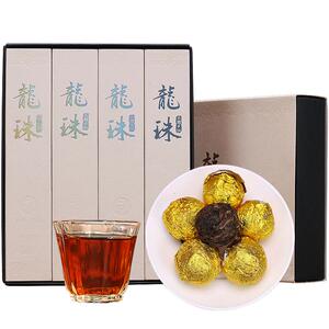 君点冰岛甜韵普洱熟茶龙珠小沱茶