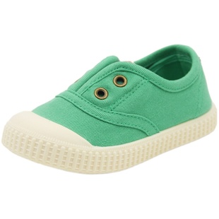 TOPSTAR童鞋女童帆布鞋透气儿童一脚蹬小布鞋软底入园鞋男童单鞋